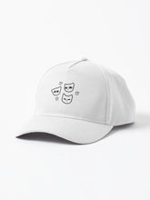 Black Cotton Cat Pattern Dad Hat Cap