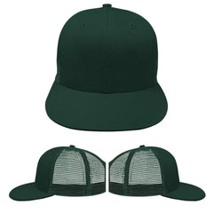 Split Low Chino Mesh Snapback Baseball Cap
