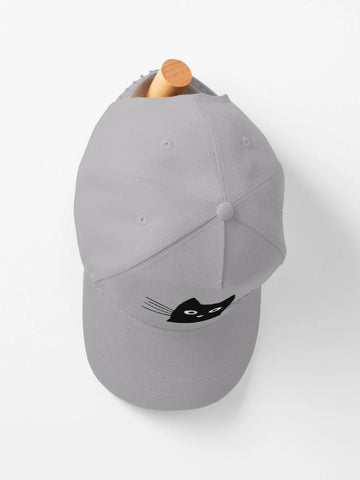 Black Cat Face Baseball Cap