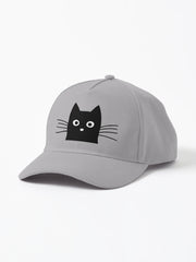 Black Cat Face Baseball Cap