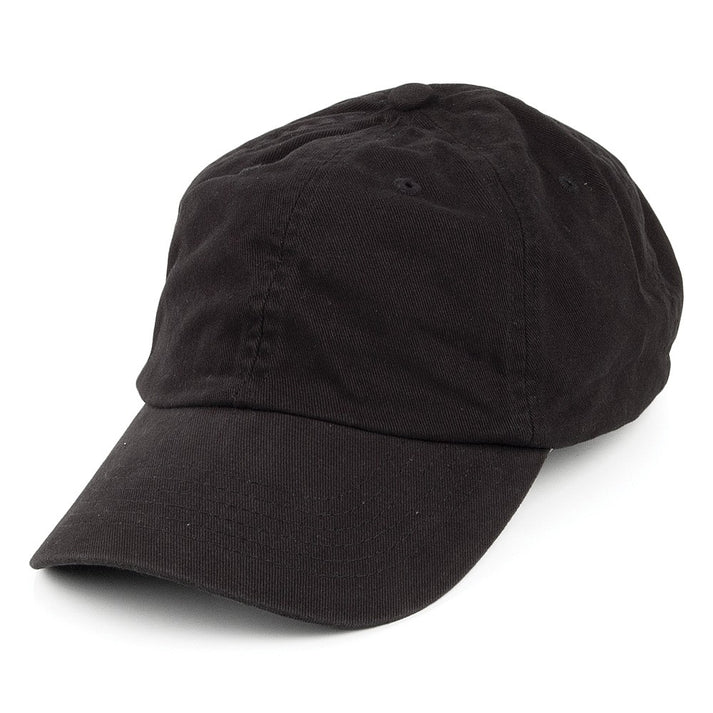 Black Cotton Baseball Cap